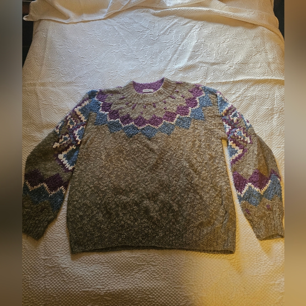 Vintage BD Baggies Men's Large‎ Olive Green Sweater.